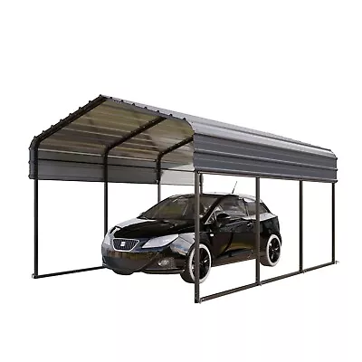 Outdoor Carport Metal Steel Car Shelter Gazebo Garage Tent Rust Proof Muilt Size • $739.99