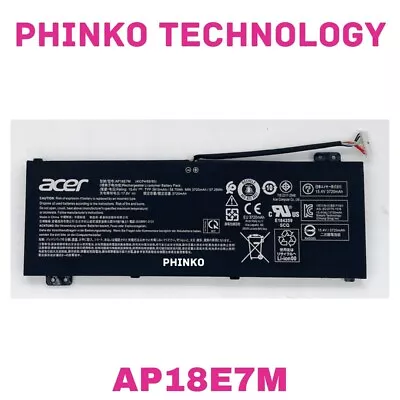 Battery For Acer Predator Helios 300 PH315-52 PH317-53 AP18E7M • $71.25