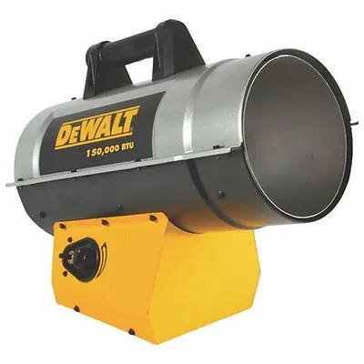 $326.75 • Buy Dewalt Propane Forced Air Heater Variable To 150,000 BTU 