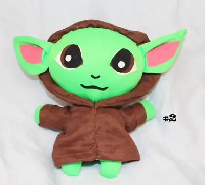 Handmade Star Wars Baby Yoda Grogu 10 Inch Stuffed Toy • $2