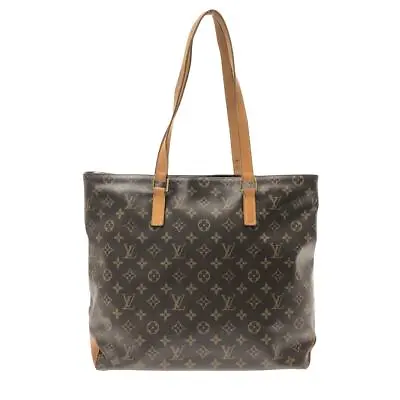 Auth LOUIS VUITTON Cabas Mezzo M51151 Brown Monogram AR0045 Shoulder Bag • $357