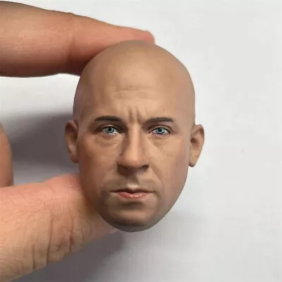 Delicate Painted 1/6 Scale Without Hair Vin Diesel Head Sculpt Fit 12  Figure • $20.15