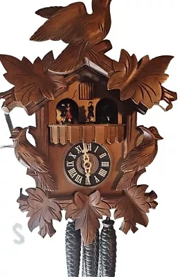 Vintage Cuendet German 8 Day Animated Cuckoo Clock • $400