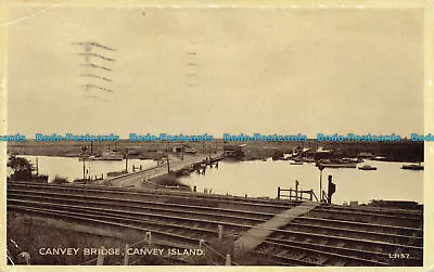 R628418 Canvey Island. Canvey Bridge. Valentine. Phototypie. 1959 • £7.99