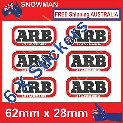 $4.59 • Buy ARB 4x4 Accessories 6 X 62mm X 28mm Decal Sticker Truck Ute Bumper 4WD