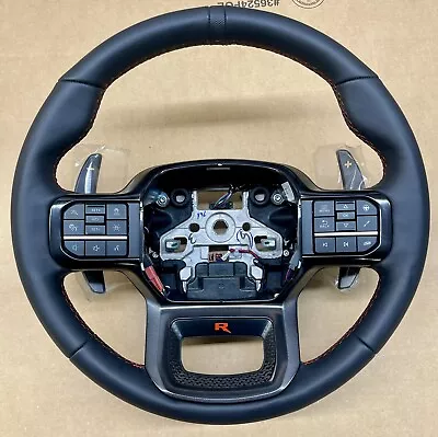 2022-2024 Ford F-150 Raptor R OEM Heated Leather Steering Wheel W/ Red Stitching • $899