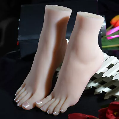 Lifelike Silicone Feet With Bone Female Mannequins Legs Display Model US Stock • $38.64