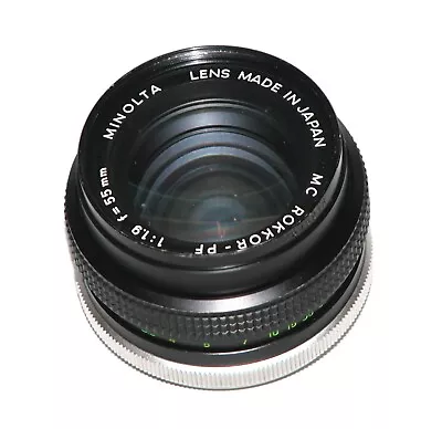 Minolta MC Rokkor-PF 55mm 1:1.9 Lens - Test Image On 7D DSLR Camera(Please Read) • $38