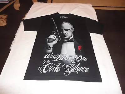 NEW Black MAFIOSO We Live And Die By The Code Of Silence T-shirt Size S - Small  • $13.99