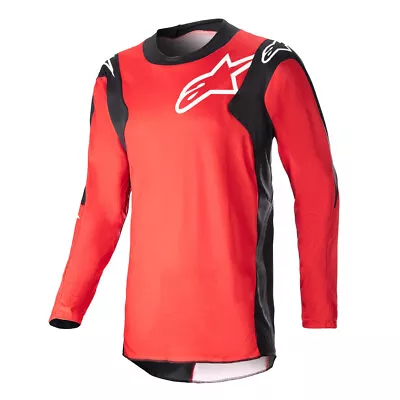 Alpinestars Racer Hoen Red/Black MX Off-Road Jersey Men's Sizes SM - 2XL • $24.99