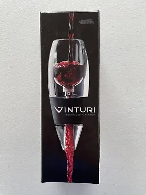 Vinturi Essential Red Wine Aerator Smooth No Drip Stand Decanter • $14.99