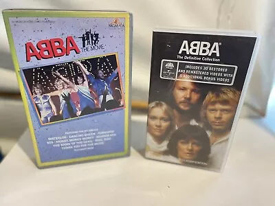 Vintage Abba Videos VHS The Movie Definitive Collection Mamma Mia • $20