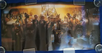 $175 • Buy 1997 STAR WARS MOS ESLEY CANTINA POSTER  TSUNEO SANDA 17 X 35  ROLLED LUCASFILMS