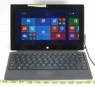 Microsoft Surface RT Tablet W Removable Keyboard 32GB 2 GB RAM Touchscreen D • $34.99