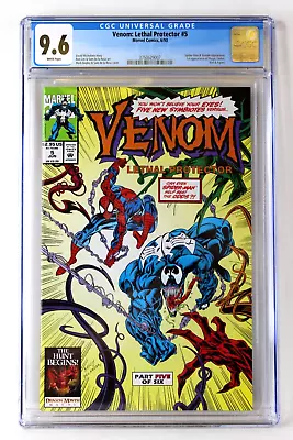 Venom Lethal Protector #5 CGC 9.6 Universal Blue Label 1st Phage Lasher Agony + • $48.75