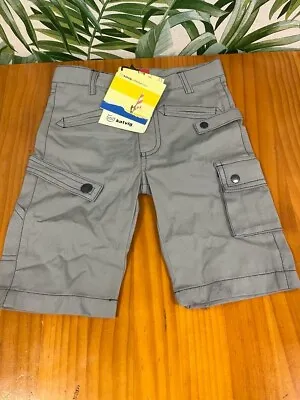 Katvig Grey Canvas Trousers Size 92 (2years) • £7