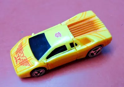 Transformers 2000 Takara Hasbro Mini Yellow Toy Car • $15