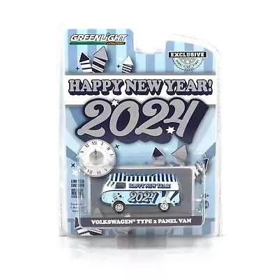 Greenlight Volkswagen Type 2 Panel Van New Year 2024 30478 Hobby Exclusive 1:64 • $7.99