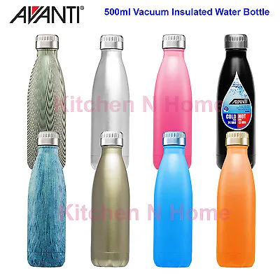 $17.95 • Buy Avanti Vacuum Insulated Water Bottle, Flask, Vacuum Thermos,Travel Mug,Stainless
