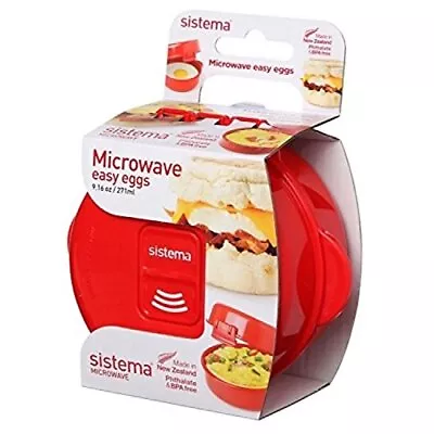 Sistema Microwave Egg Cooker Easy Eggs 270 Ml - Red • £7.16