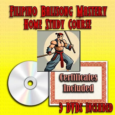 Home Study Course - Filipino Balisong Knife Mastery (DVDs + Certificates) • $299.95