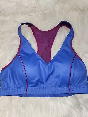 Moving Comfort Racer Back Pull Over Running Sports Bra Medium 34AB-36A • $8