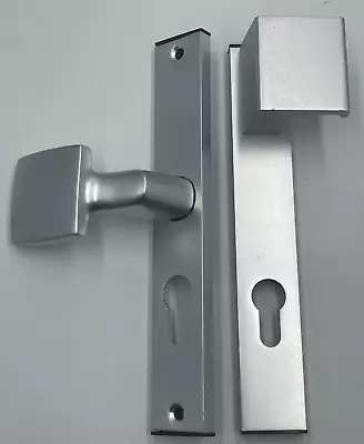 Union 48mm Upvc Aluminium Silver Door Handle  Moveabale Pad And Fixed Pad • £50