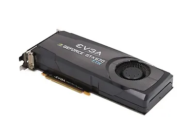 EVGA NVIDIA GeForce GTX 670 2GB GDDR5 PCIe X16 Graphics Card P/N: 02G-P4-2678-KR • $49.99