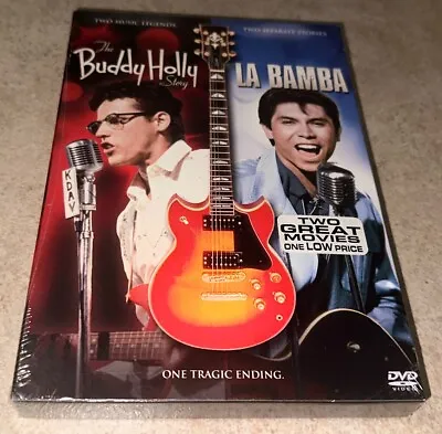 The Buddy Holly Story / La Bamba NEW Sealed 2-Disc DVD Set OOP • $15.50