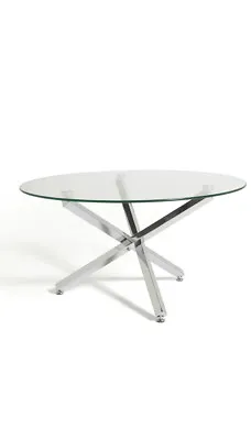 Glass Coffe Table- Chrome • £100