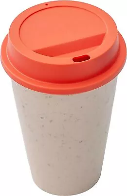 2 PACK Reusable Eco Coffee Mug Insulated Travel Tumbler Tea Cup 12oz With Lids • £9.99