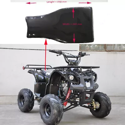 BLACK Foam Seat 90cc 110cc 125cc 150cc Farm Style PIT QUAD DIRT BIKE ATV • $36.46