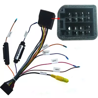 ISO Wiring Harness DVD Stereo Radio Plug Lead Wire Loom Connector Adaptor 20 Pin • $11.69