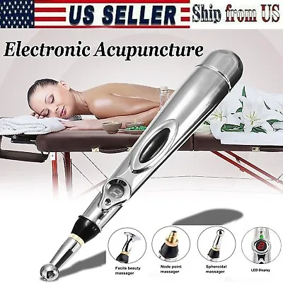 Laser Acupuncture Pen Electronic Meridian Energy Massage Pain Therapy Relief Set • $15.99