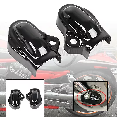 For Harley VRSC V-Rod 02-later Muscle VRSCF Black Bar & Shield Rear Axle Cover • $18.98