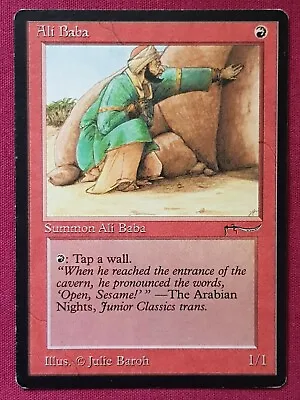 Magic The Gathering ARABIAN NIGHTS ALI BABA Red Card MTG • $51.44