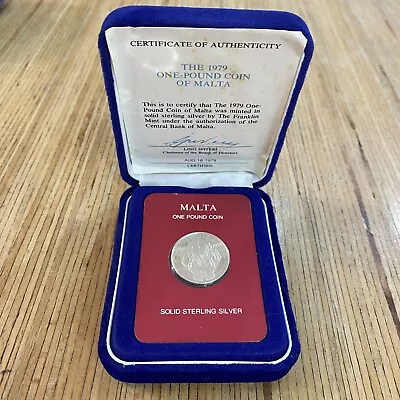 1979 Malta Lm1 Silver Coin Set In Perfect Proof Condition With Original Box • $19.99