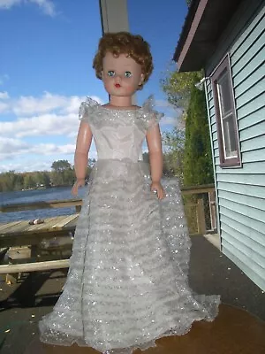 Vintage 1950s Allied - Eastern 30   Magic Skin Fashion Doll Original Dress • $95