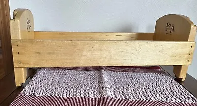 Vintage Maple Doll Bed By Community Playthings Rifton NY  Solid Wood Doll Bed • $45