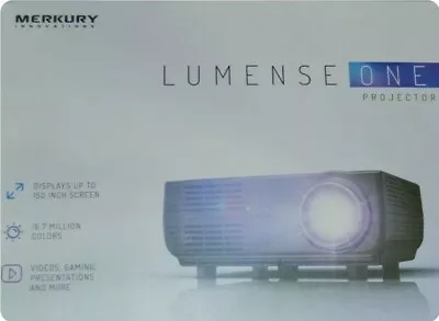 Merkury Innovations Lumense One Multi-Purpose Projector 20  - 150 New In Box  • $39.99