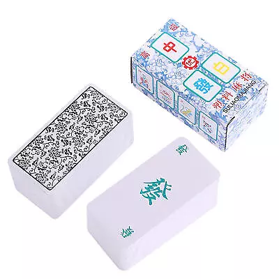 136 Cards Mahjong Card Chinese Traditional Mahjong Cards Portable Table Leisure • $13.70