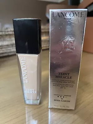 Lancome Teint Miracle Foundation Shade 01 Beige Albatre • £24.99