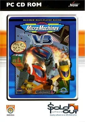 Micro Machines V3 PC Windows New In Wrapper Free P&P Codemasters • £9.99