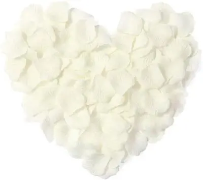 £2.49 • Buy 100 Silk Ivory Rose Petals Flower Table Confetti Wedding Engagement Party Decor