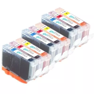 9 C/M/Y Ink Cartridges To Replace Canon CLI-8C CLI-8M CLI-8Y Compatible • £15.30