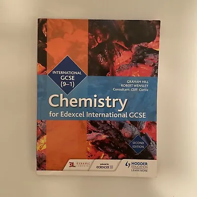 Edexcel International GCSE Chemistry Student Book Second Edition By Graham Hill • £14.99