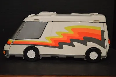 Vintage 1991 MICRO MACHINES Galoob Super City Van RV Fold Out Playset With Cars • $24.99