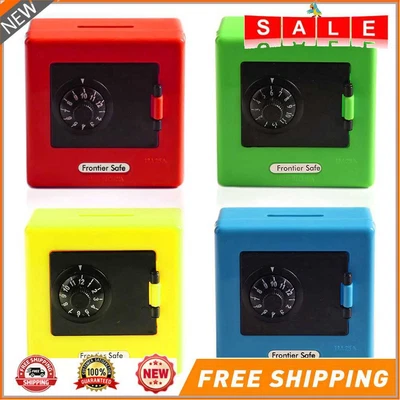 £4.31 • Buy Combination Lock Money Coin Saving Storage Box Code Cash Safe Case Piggy Bank