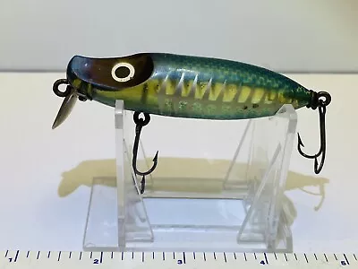 Vintage Millsite 100-T Series Floater 3  Crankbait Lure - Green Herringbone? • $14.95