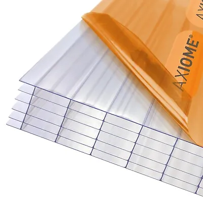 £117.57 • Buy Axiome Clear 35mm Fivewall Polycarbonate Roofing Conservatory Sheet